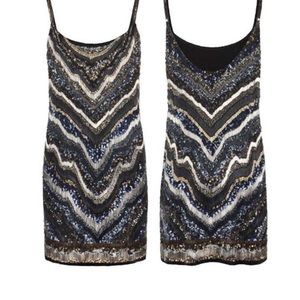 All Saints Sequin Mini Dress